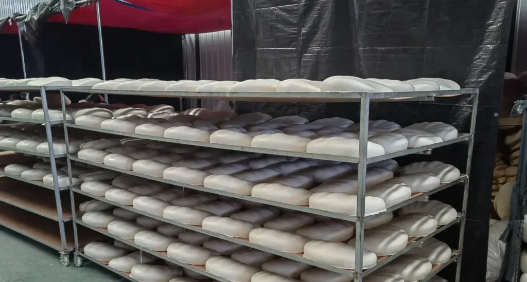 Air-Drying of Multifunctional Memory Foam Lumbar Pillow Core